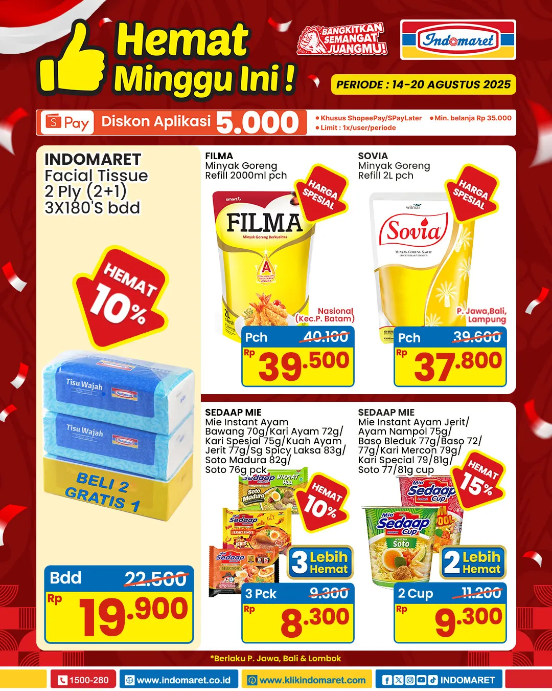 Promo JSM Indomaret Periode 15-17 Agustus 2025
