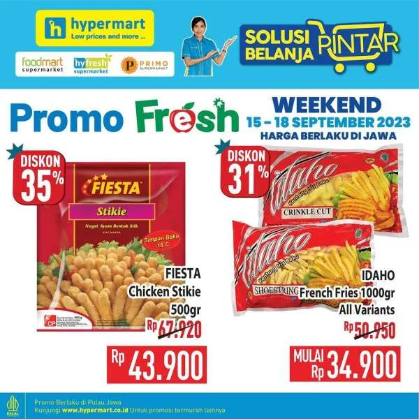 Promo Hypermart Hyper Diskon Weekend Periode 15-18 September 2023