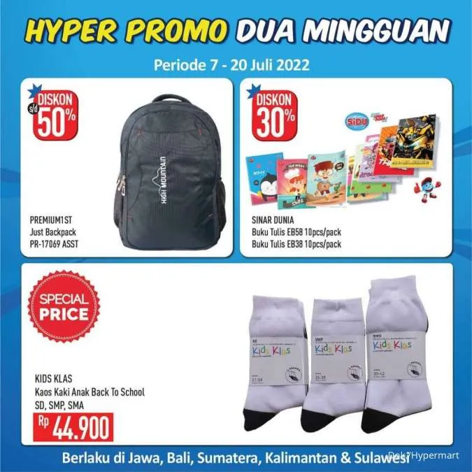 Promo Hypermart Dua Mingguan Periode 7-20 Juli 2022