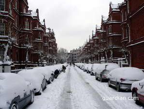 China, Eropa, Inggris dan Amerika Serikat Tertutup Salju