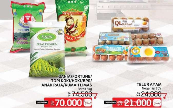 Promo Lotte Mar 24 Juli 2024, Beras dan Telur Ayam Tebus Murah Berakhir Hari Ini