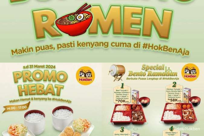 3 Promo Hokben Sampai 31 Maret 2024, Paket Hebat dan Bundling Ramen Mulai Rp 44.000