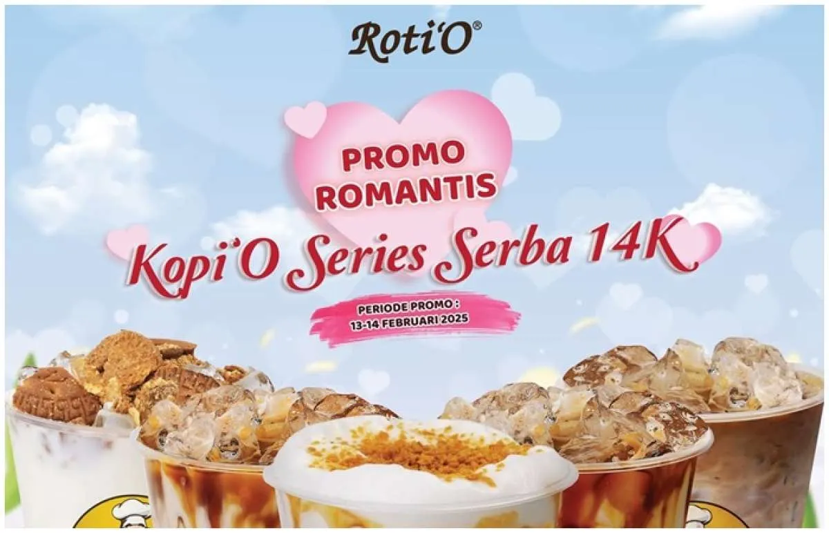 Promo Romantis Kopi'O Series Tersedia 5 Varian Serba Rp 14.000, 13-14 Februari 2025