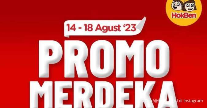 Promo HokBen Merdeka Rabu 16 Agustus 2023, Makan dan Minum Harga Lebih Murah