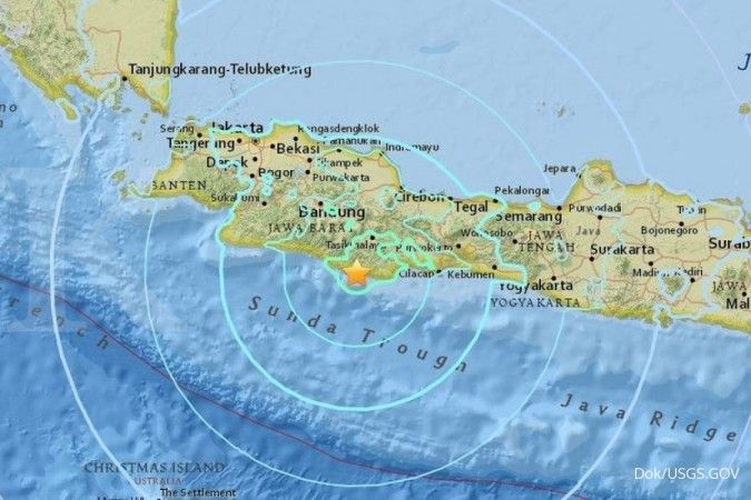 Gempa guncang Garut, tak berpotensi tsunami