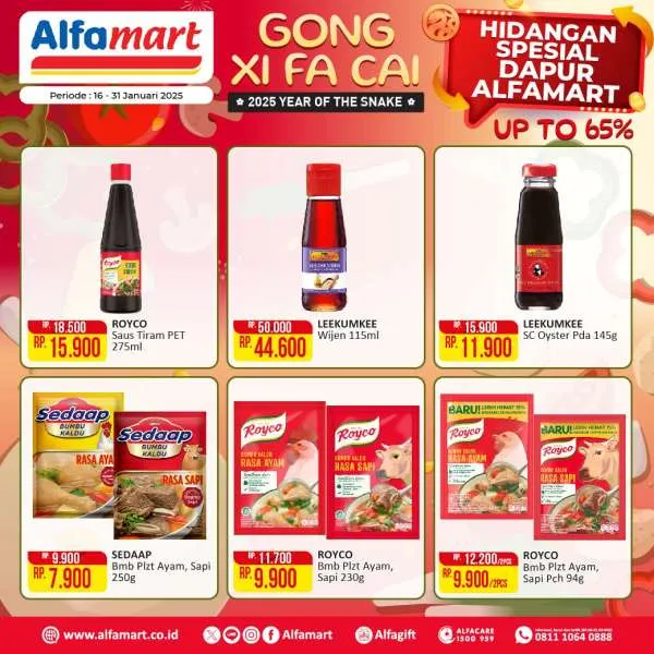 Promo Alfamart Menjelang Imlek 16-31 Januari 2025