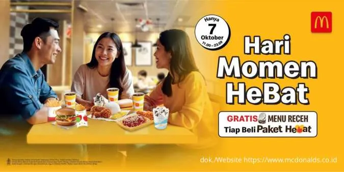 Promo McD Hari Momen HeBat 7 Oktober 2025
