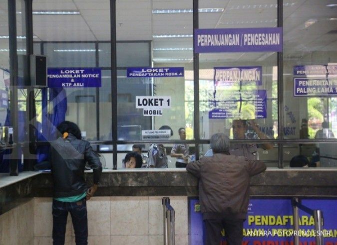 Bayar pajak kendaraan kini cukup kirim SMS