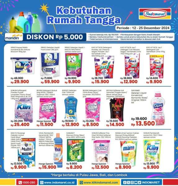 Promo Indomaret Super Hemat 12-25 Desember 2024