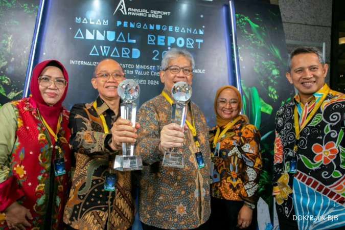 bank bjb dan bank bjb Syariah Raih Penghargaan Annual Report Award (ARA) 2023