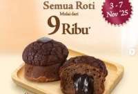 Promo Mako Bakery Awal November 2025, Semua Roti Mulai Rp 9.000-an Saja