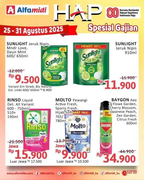 Promo Alfamidi Hemat Satu Pekan Periode 25-31 Agustus 2025