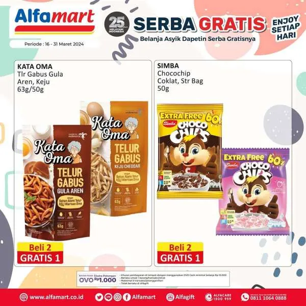 Promo Alfamart Serba Gratis Periode 16-31 Maret 2024