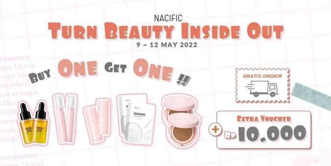 Promo Beli 1 Gratis 1 Aneka Skincare dan Makeup Nacific, Berlaku hingga 12 Mei 2022