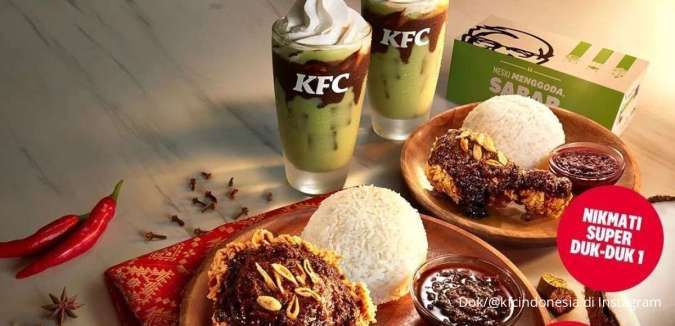 Promo KFC Maret-April 2023, Paket Super Duk-Duk Ayam Rendang dan Jagoan Hemat