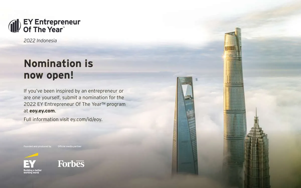EY Indonesia Entrepreneur of The Year Kembali Diselenggarakan Setelah 2 Tahun Rehat
