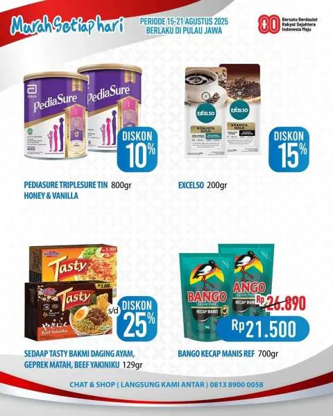 Promo JSM Hypermart Weekend Periode 15-18 Agustus 2025