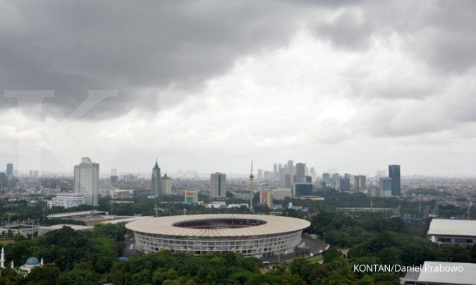 Waspadai hujan dan angin kencang di Jakarta pada sore dan malam hari ini