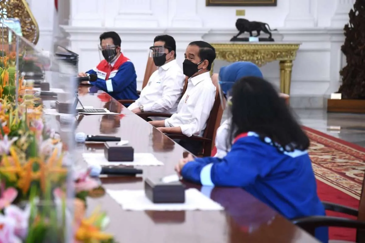 Di hadapan Jokowi, pekerja Pertamina Hulu Rokan beberkan proses transisi 