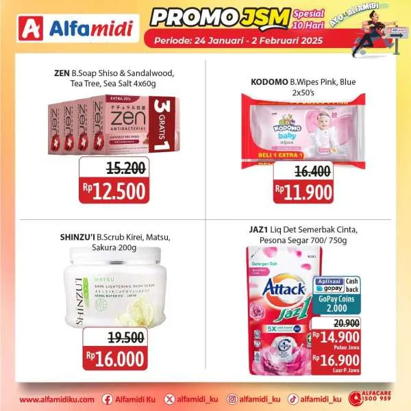 Promo JSM Alfamidi Periode 24 Januari-2 Februari 2025