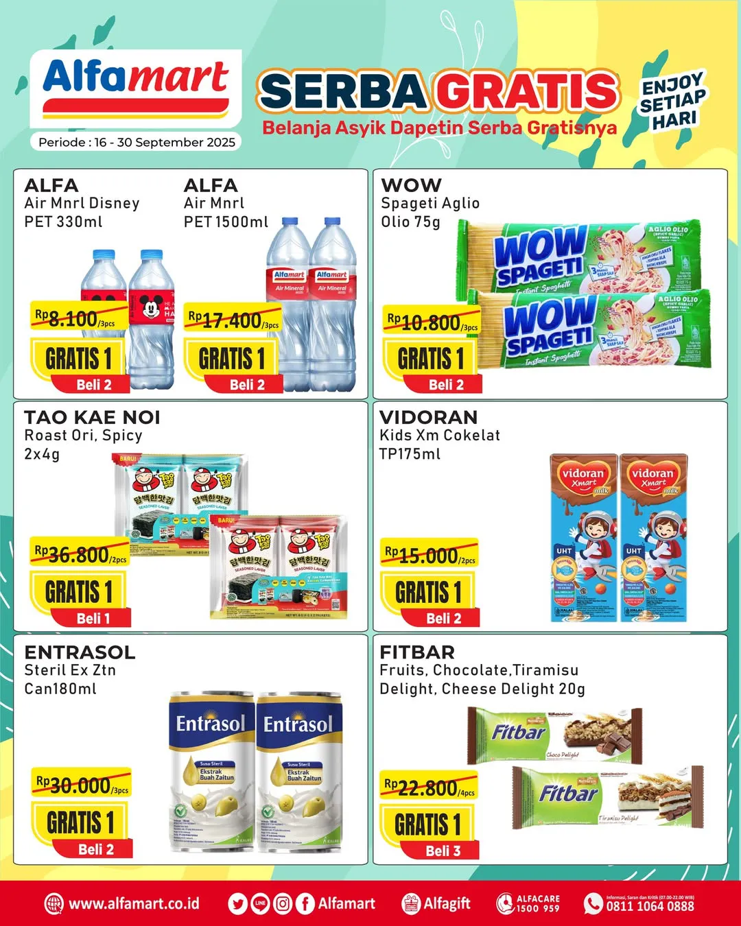 Promo Alfamart Serba Gratis 16-30 September 2025