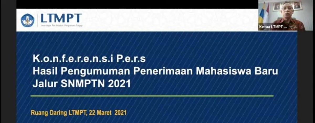 LTMPT: 100.000 lebih siswa lolos seleksi SNMPTN 2021