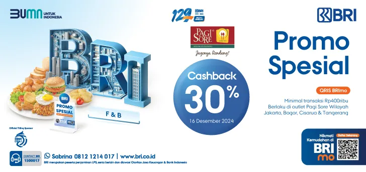 Promo HUT BRI ke-129 di Pagi Sore