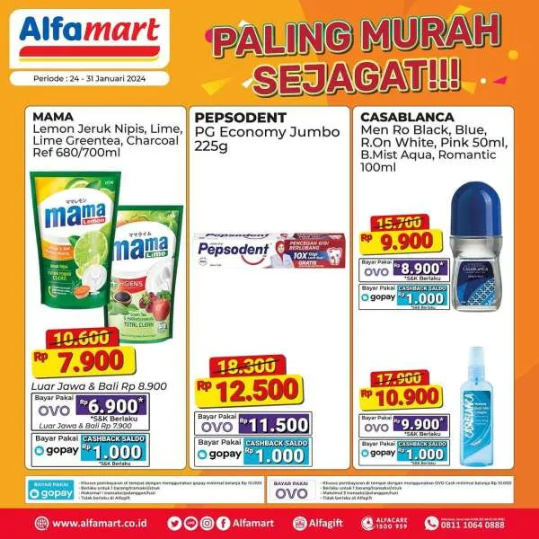 Promo Alfamart Paling Murah Sejagat Periode 24-31 Januari 2024