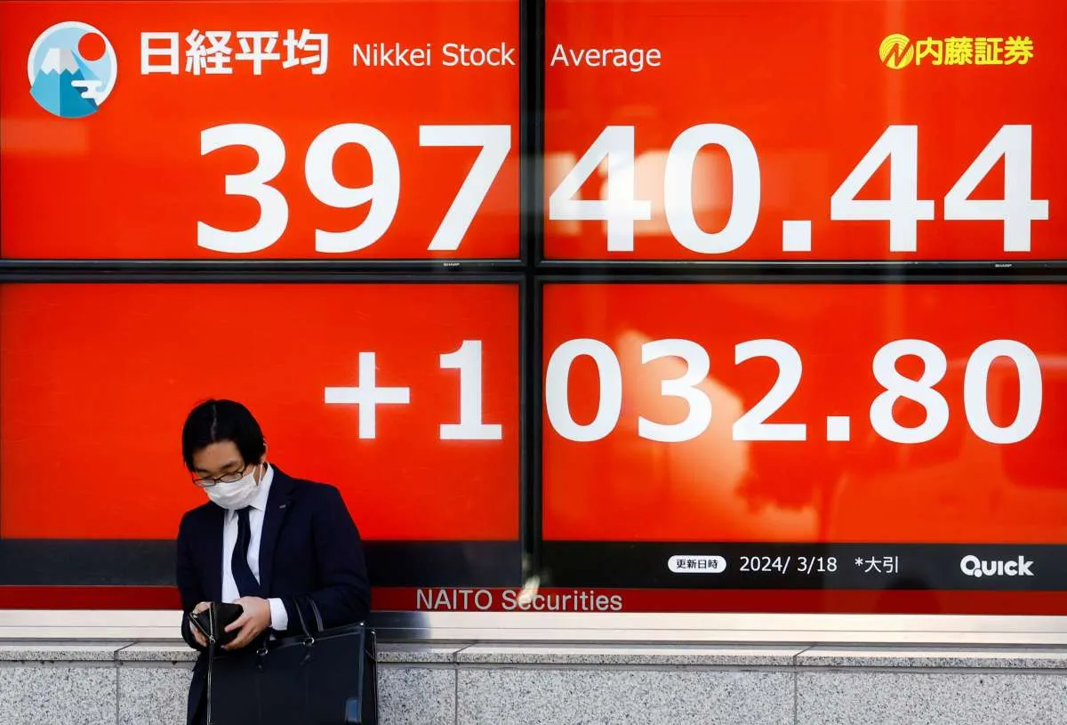 Indeks Nikkei Sentuh Level Terendah dalam Satu Bulan, Mengekor Pelemahan Wall Street