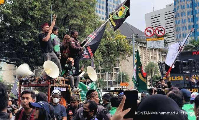 Ojol Demo di Jakarta, Tuntut Regulasi Baru dan Komisi Maksimal 10%