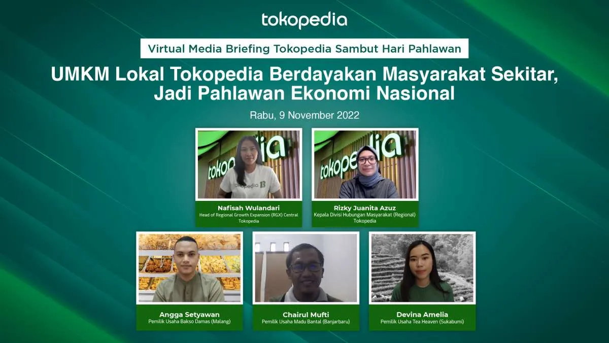 Hari Pahlawan, Inisiatif Hyperlocal Tokopedia Dukung UMKM Lokal Jadi Pahlawan Ekonomi
