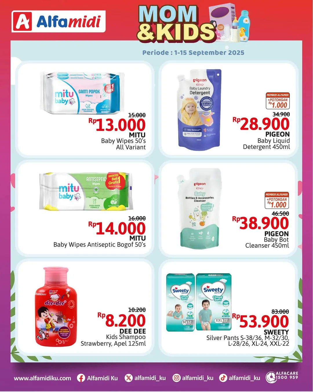 Promo Alfamidi Mom & Kids Periode 1-15 September 2025