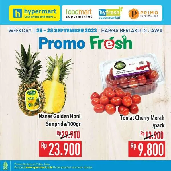 Promo Hypermart Hyper Diskon Weekday Periode 26-28 September 2023