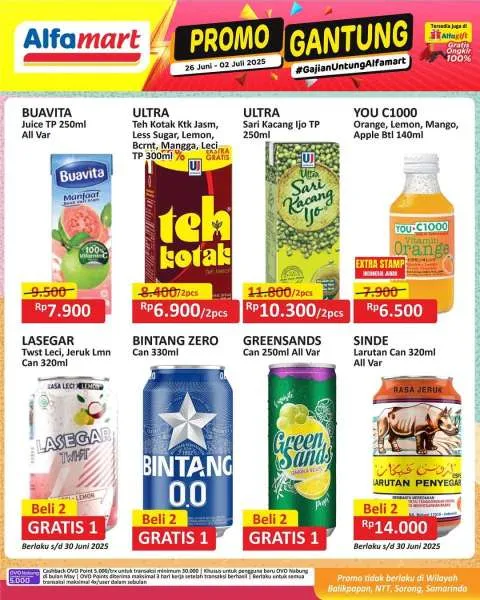 Promo Alfamart Gantung Periode 26 Juni-2 Juli 2025