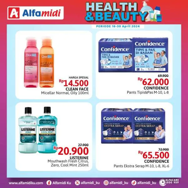 Promo Alfamidi Health & Beauty Periode 16-30 April 2024