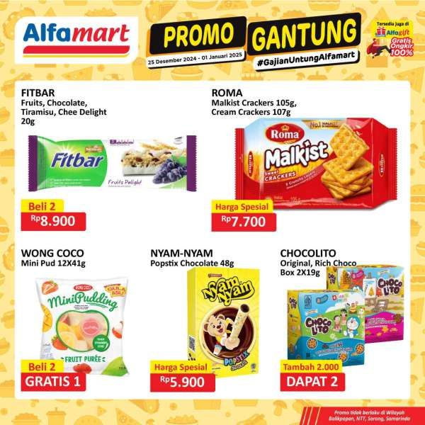 Promo Alfamart Gantung 25 Desember 2024-1 Januari 2025