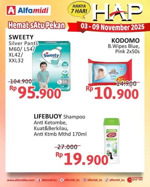 Promo Alfamidi Hemat Satu Pekan Periode 3-9 November 2025