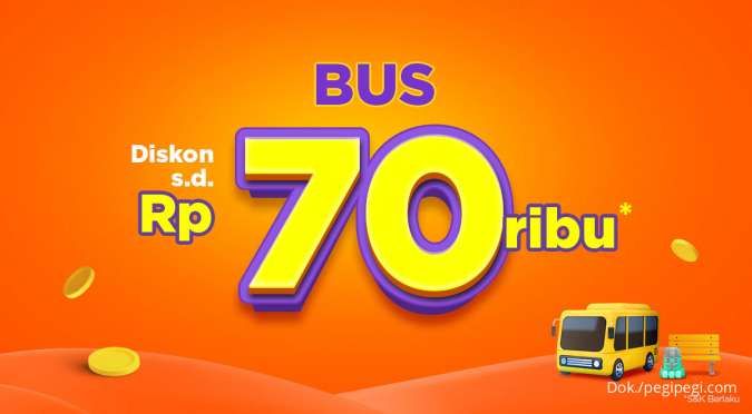 Promo PegiPegi Bus & Travel Selama Oktober 2023, Diskon sampai Rp 70.000