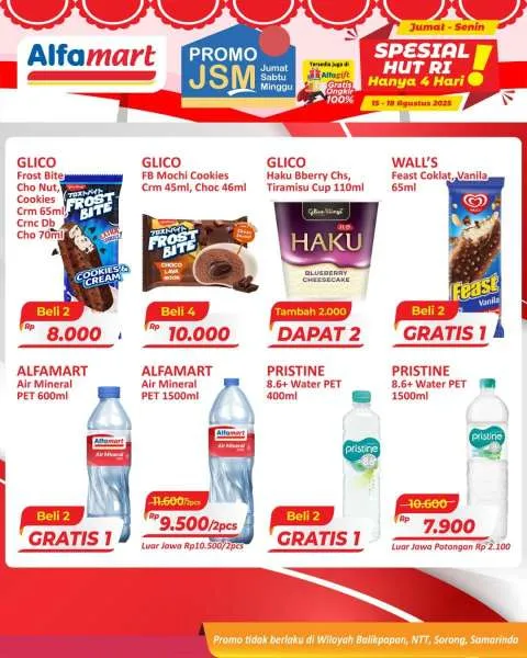 Promo JSM Alfamart Periode 15-18 Agustus 2025