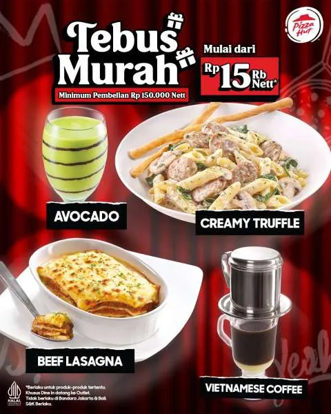 Promo Pizza Tebus Murah Mulai Rp 15.000