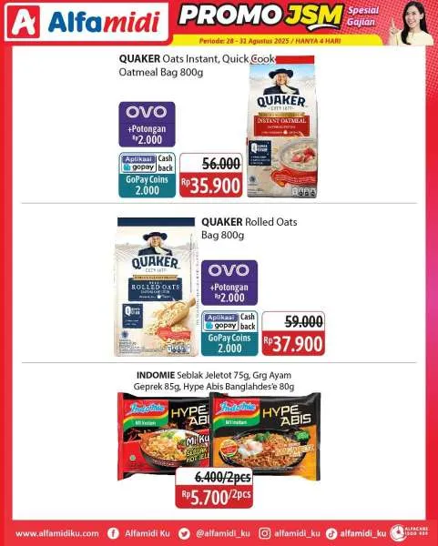 Promo JSM Alfamidi Spesial Gajian Periode 28-31 Agustus 2025