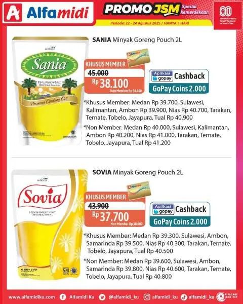 Promo JSM Alfamidi Periode 22-24 Agustus 2025