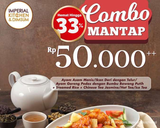 Diskon 45% di Imperial Kitchen: Promo Paket Ayam Komplit Cuma Rp 50 Ribuan