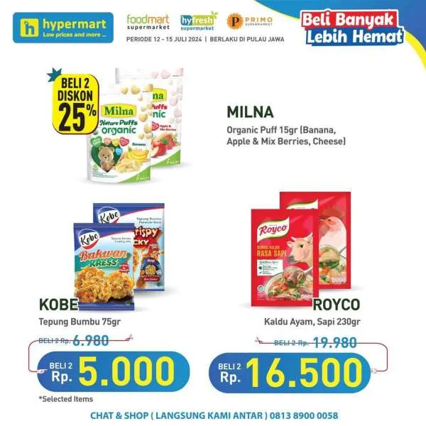 Promo Hypermart Beli Banyak Lebih Hemat Periode 12-15 Juli 2024