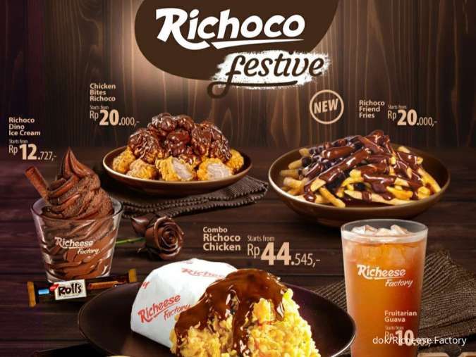 Promo Menu Baru Richeese 2024, Richoco Festive Serba Coklat Mulai Rp 12.727