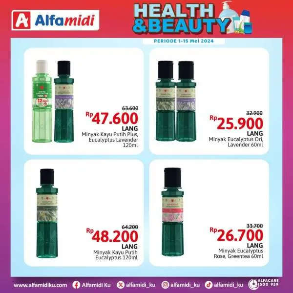 Promo Alfamidi Health & Beauty Periode 1-15 Mei 2024