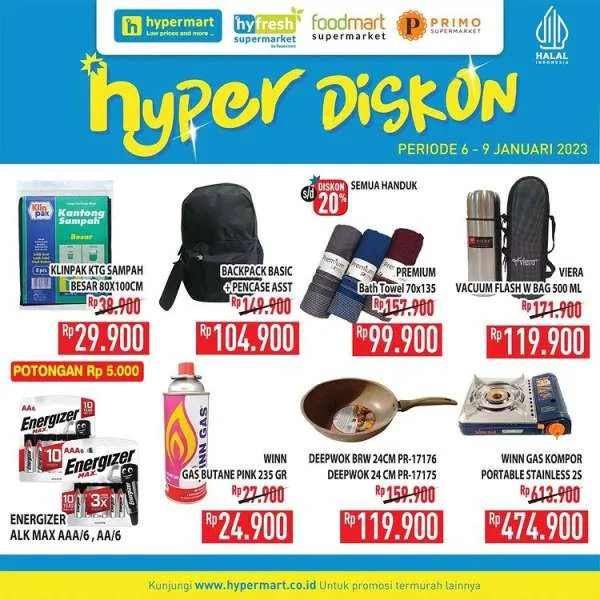 Harga Promo JSM Hypermart 6-9 Januari 2023, Promo Hyper Diskon Weekend