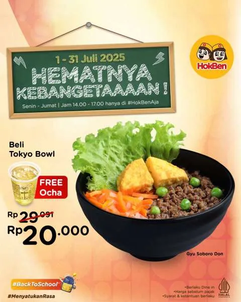 Promo HokBen Hematnya Kebangetan Tokyo Bowl