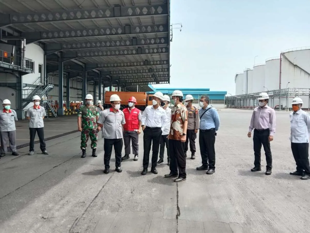 Menperin Kunjungi Pabrik Refinery Sinar Mas Agribusiness and Food Marunda