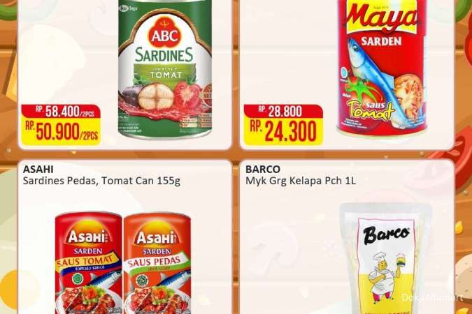 Promo Alfamart Kebutuhan Dapur 1-15 Februari 2025, Sarden ABC Beli 2 Diskon Rp 7.500